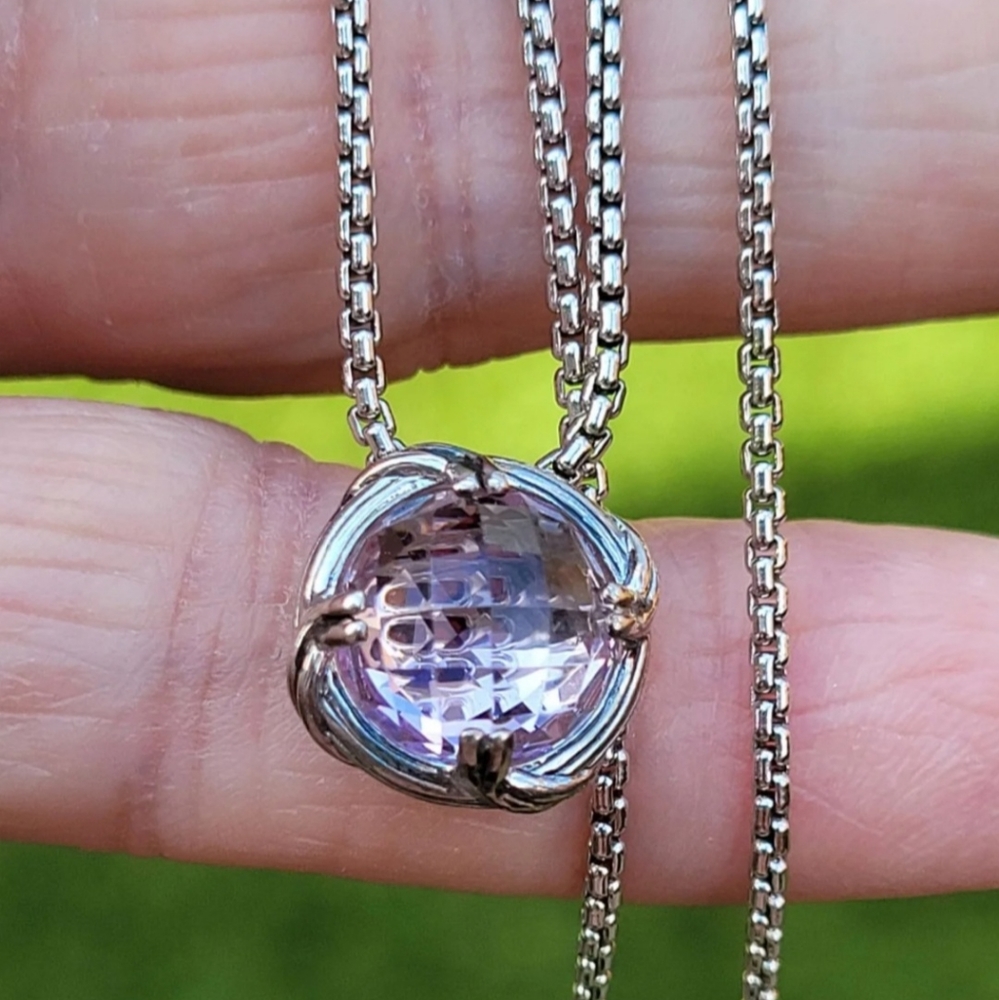 Peter Thomas Ross Lavender Amethyst Necklace in Sterling Silver